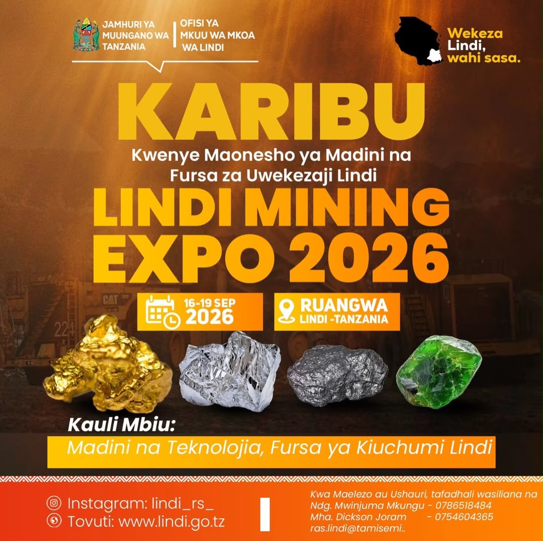 LINDI MINING EXPO 2026 MAANDALIZI YAZIDI KUSHIKA KASI