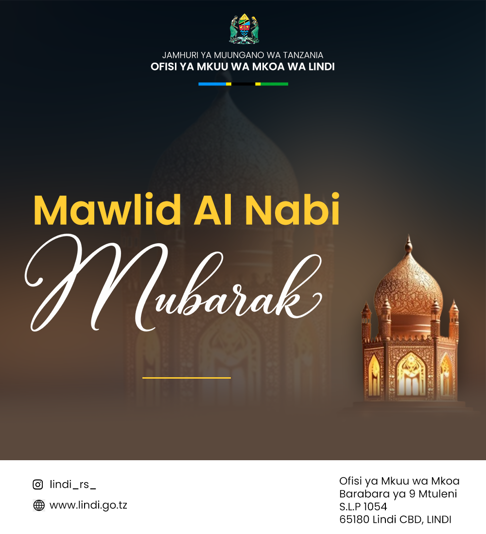 HERI YA SIKUKUU YA MAWLID AL NABI