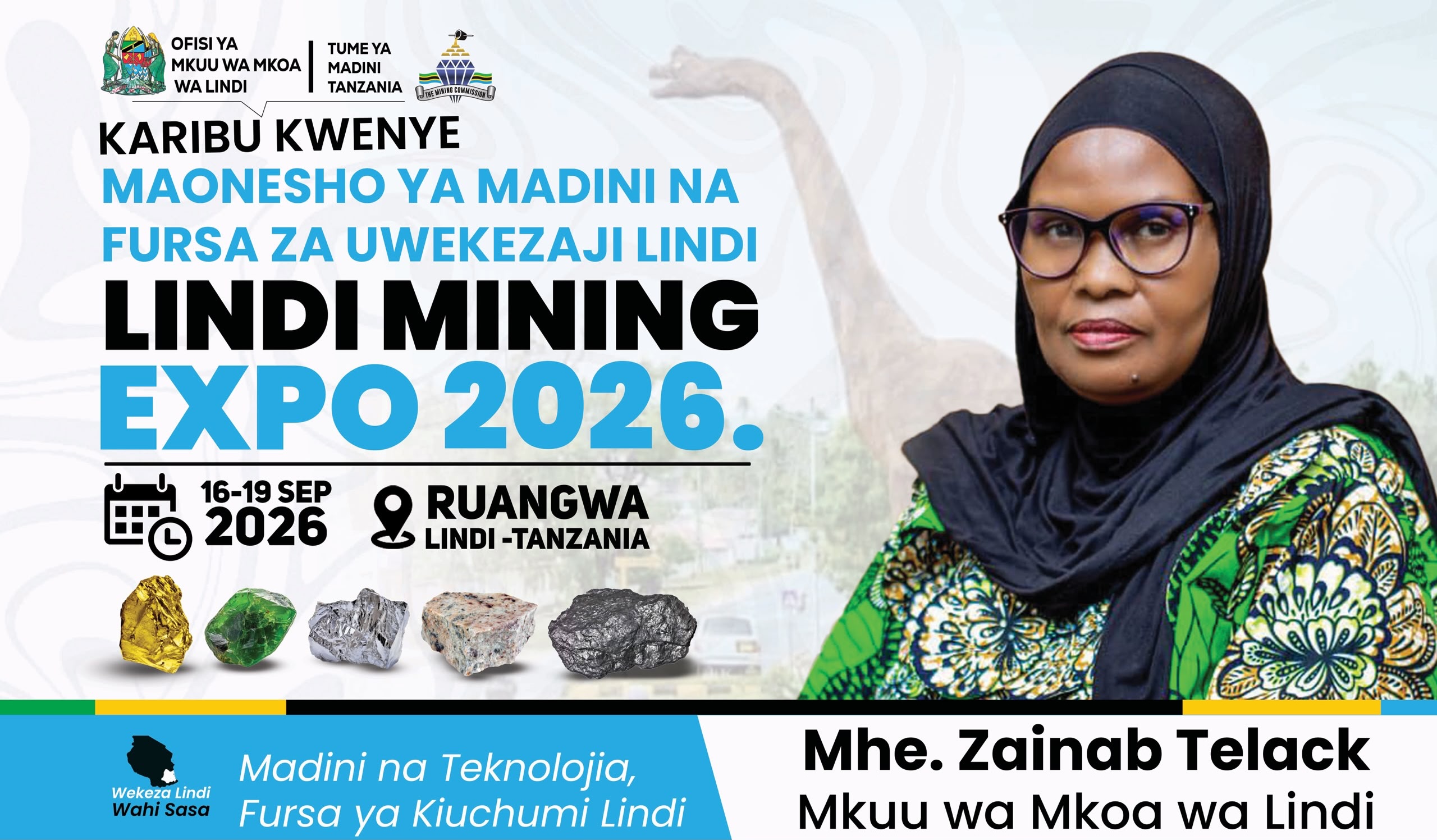 KARIBU KWENYE MAONESHO YA MADINI NA FURSA ZA UWEKEZAJI LINDI.