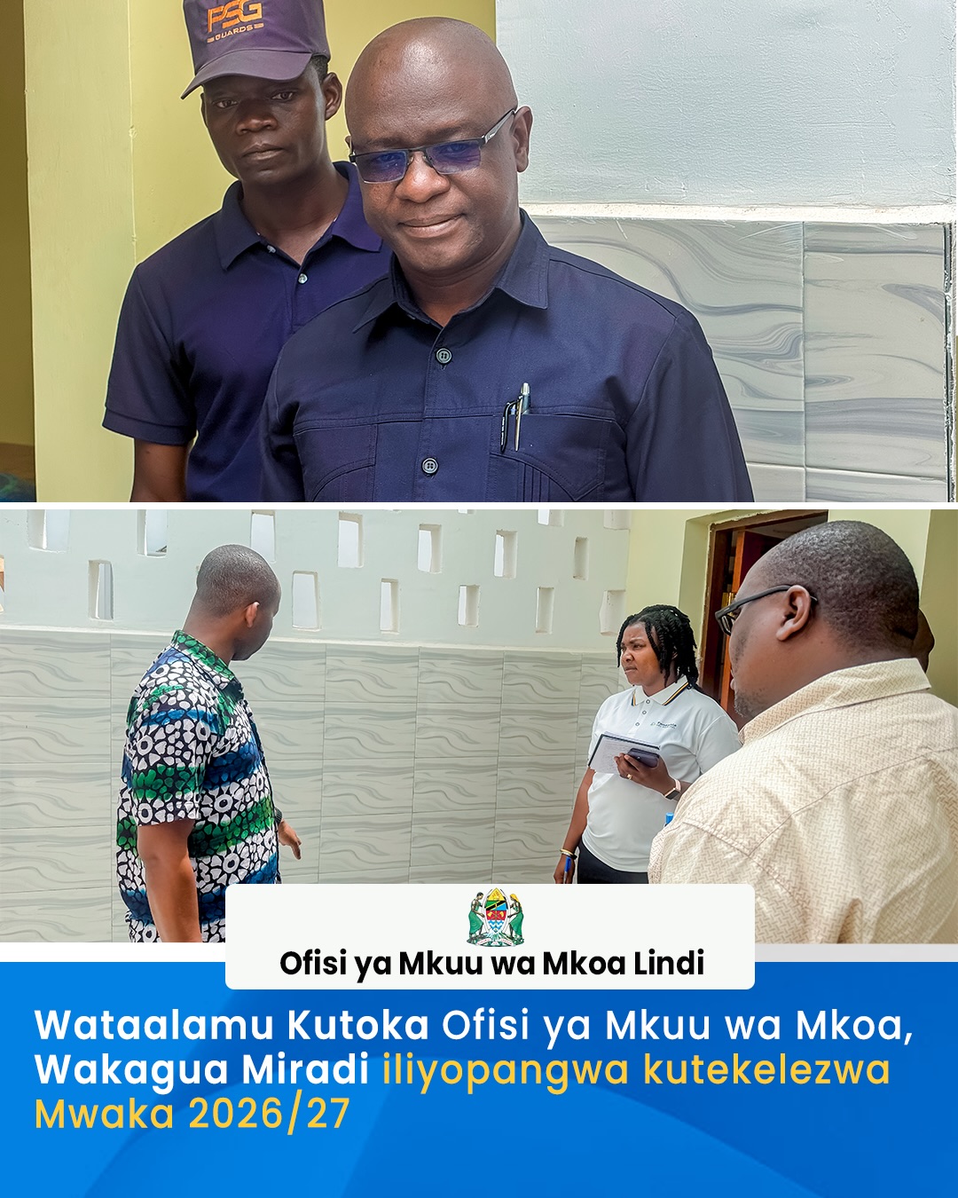 WATAALAM KUTOKA OFISI YA MKUU WA MKOA WAKAGUA MIRADI ILIYOPAGWA KUTEKELEXWA MWAKA 2026/27
